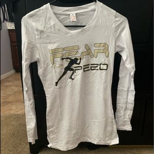 Workout white long sleeve